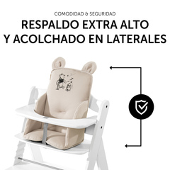 Seguro con respaldo alto y lateral acolchado