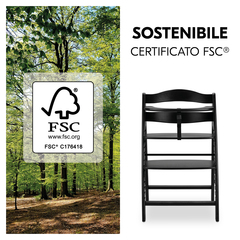 Legno di faggio sostenibile e certificato FSC®