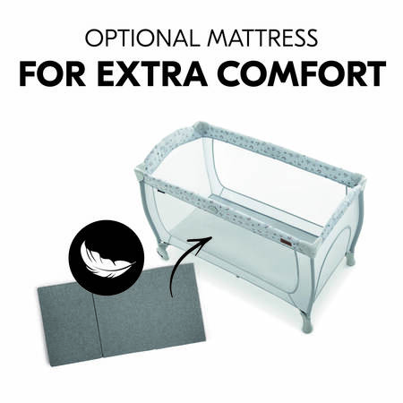 Hauck travel cot mattress size new arrivals