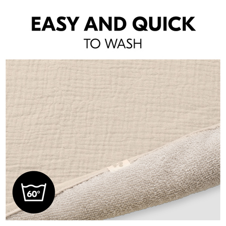 Easy and quick to wash at 60° C