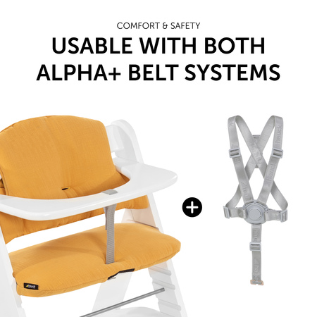 Compatible avec les harnais de la chaise Alpha+