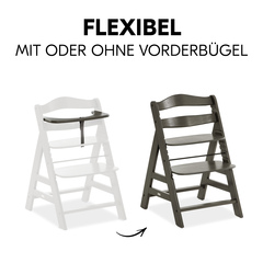 Flexibel nutzbar mit oder ohne Vorderbügel