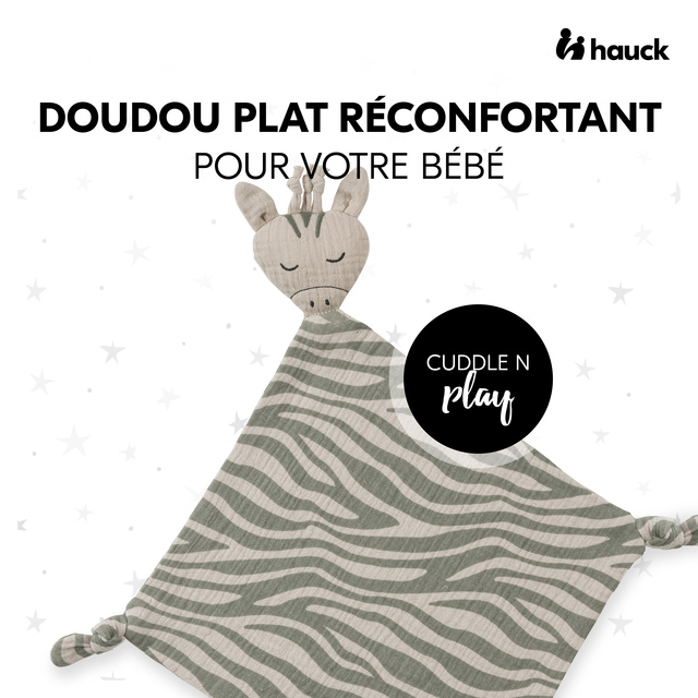 Cuddle N Play Zebra Sage