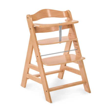 hauck Alpha Family wooden highchair with accessories