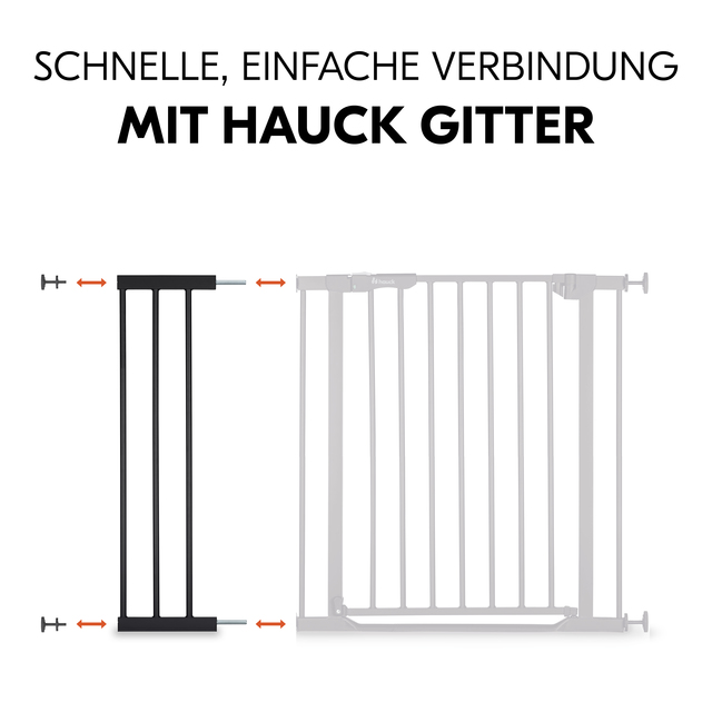 Safety Gate Extension 21 cm Black