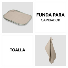 Funda para cambiador y toalla en uno