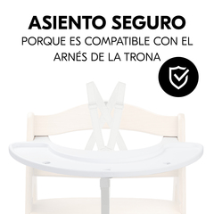 Seguro y compatible con el arnés de la trona