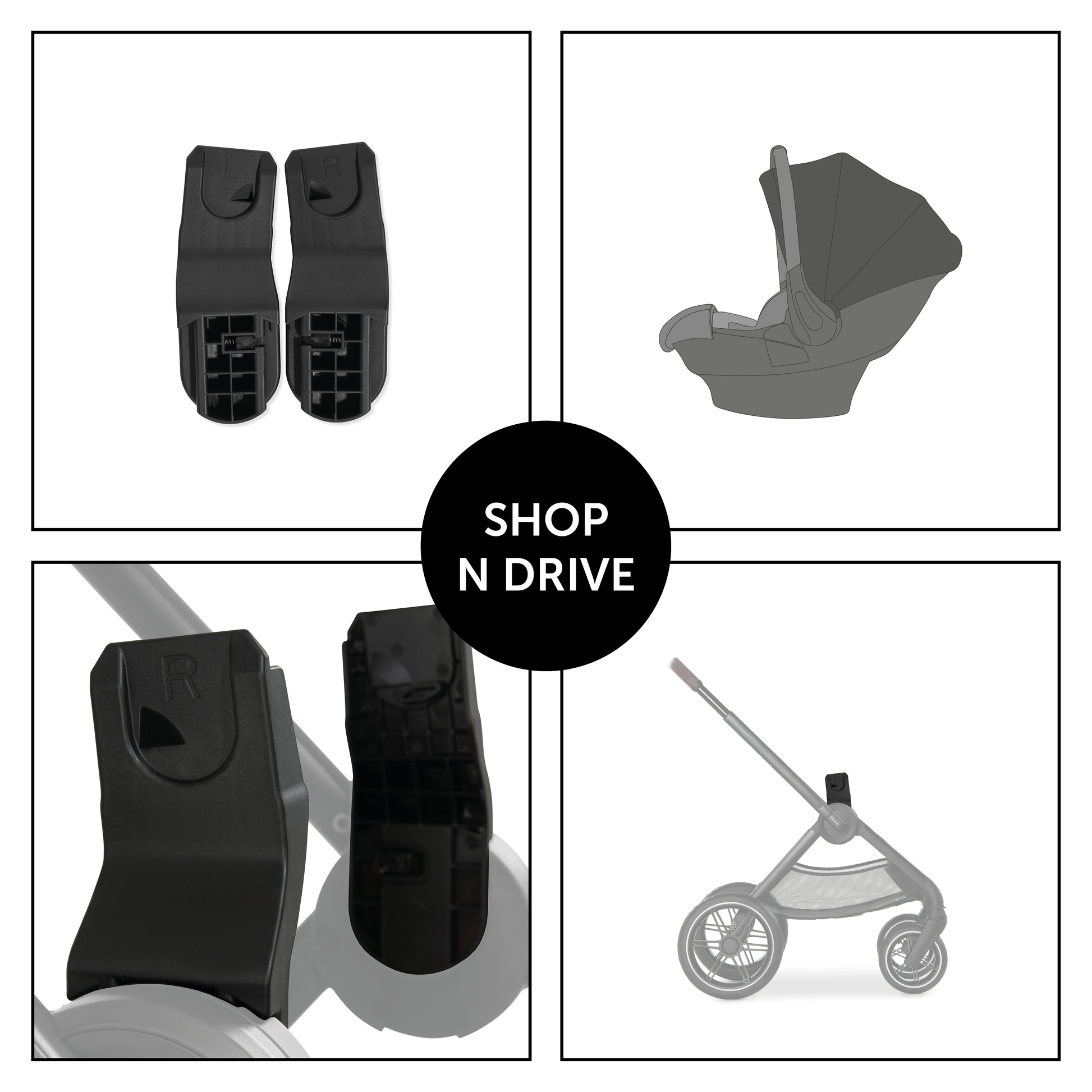 Universal Car Seat Adapter Walk N Care