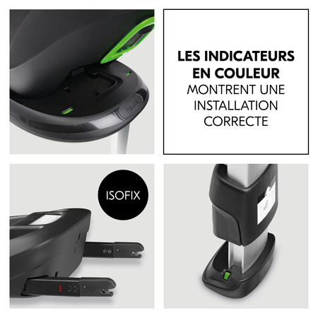 Installation facile et sûre avec Isofix