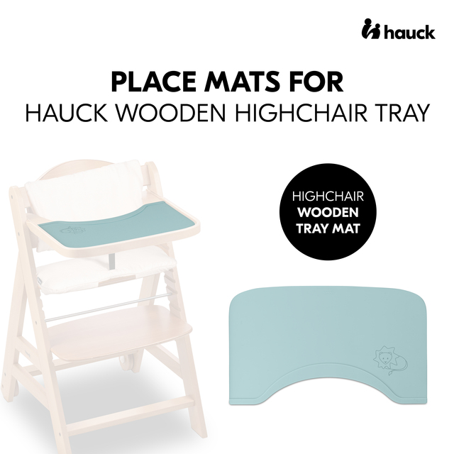 Highchair Wooden Tray Mat Lion Mint