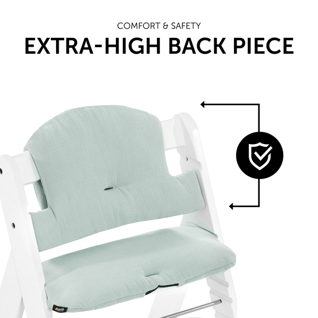 Highchair Pad Select  Muslin Mint