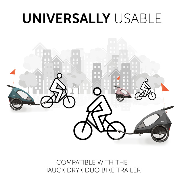 Bike Trailer Hitch  Metal Black