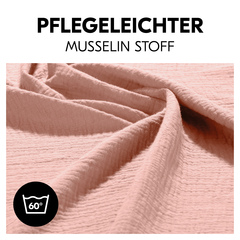 Pflegeleichter Musselin Stoff