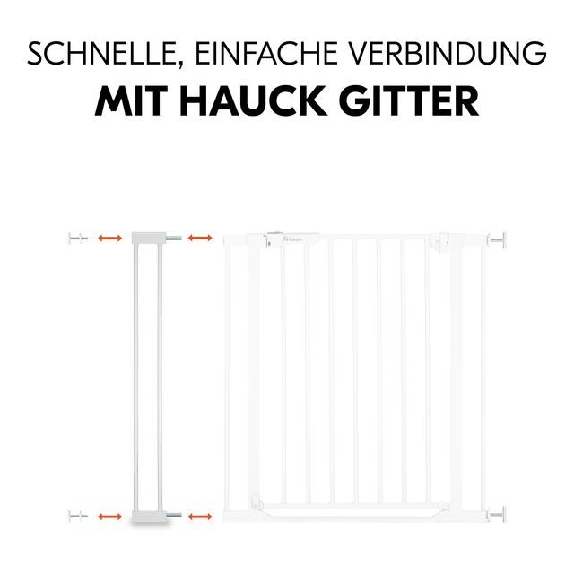 Safety Gate Extension 9 cm White