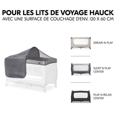 Adapté à la taille du lit de voyage hauck