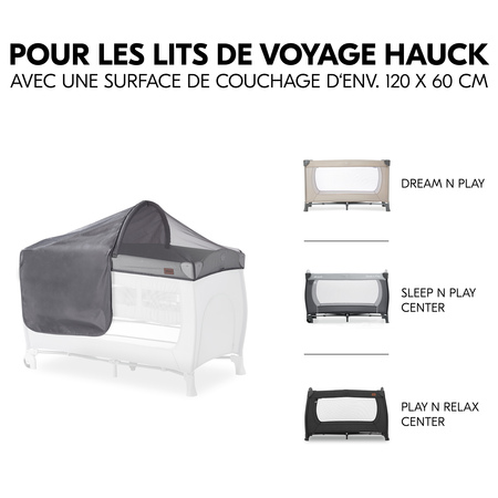 Adapté à la taille du lit de voyage hauck