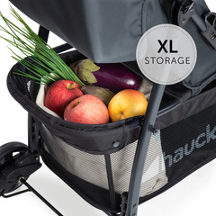 Ample storage space in the XL basket