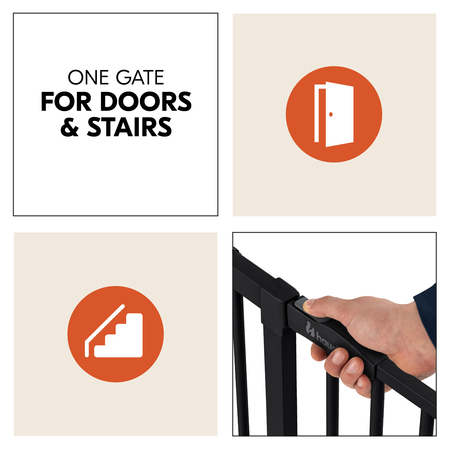 Pressure fit gate for standard doors and stairs