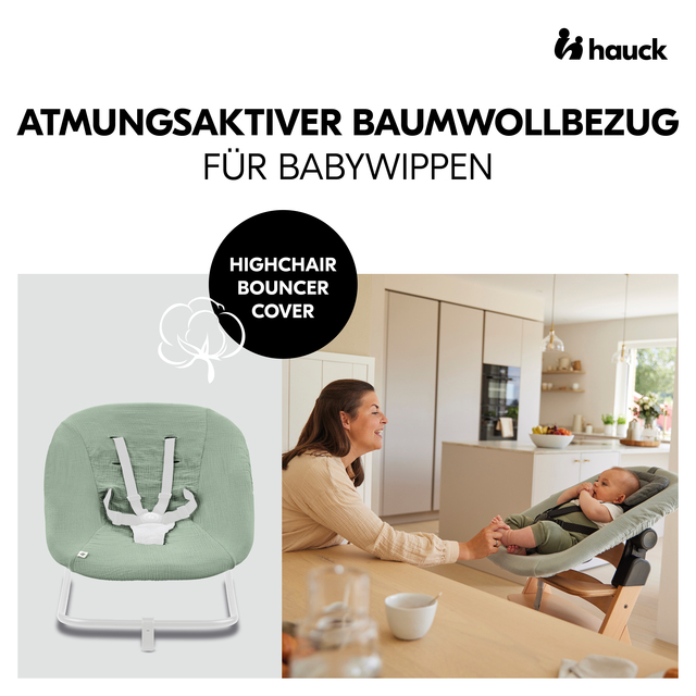 Highchair Bouncer Cover Sage
