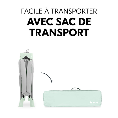 Facile à transporter grâce au sac de transport