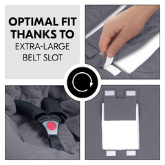 Optimal fit thanks to large harness opening