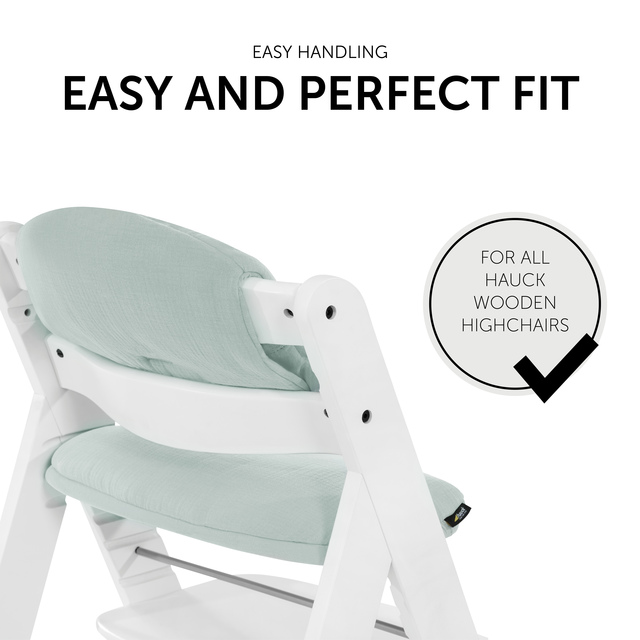 Highchair Pad Select  Muslin Mint