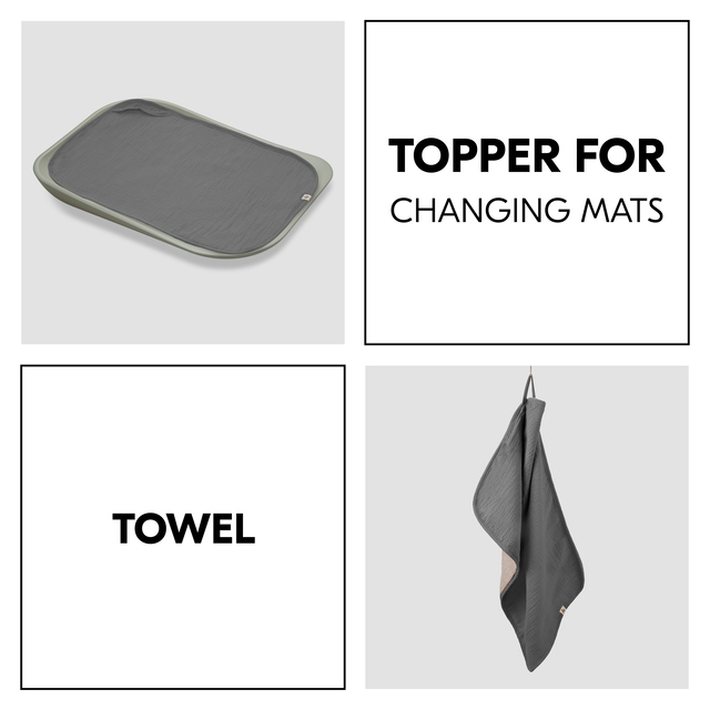 Changing Mat Liner Dark Grey