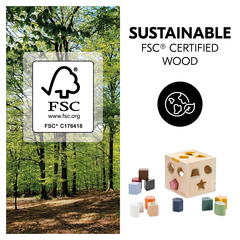 Sustainable toy made of FSC®-certified wood