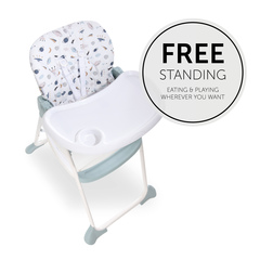 Free-standing highchair with table