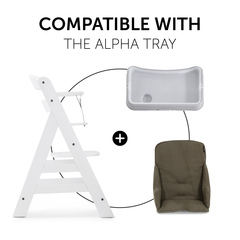 Compatible with the Alpha tray table